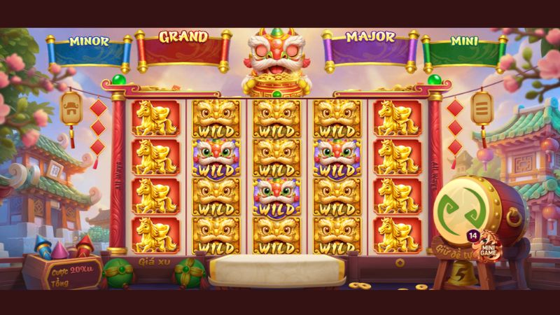 Hiệu ứng múa lân – pháo nổ mượt mà trên cả PC và Mobile tại Sunwin